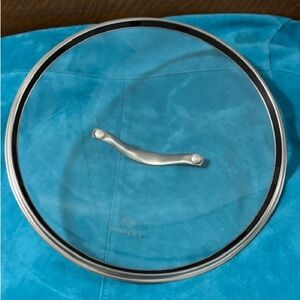 Calphalon Replacement Lid 12 1/2” rim / 11.75” Inner Rim Stainless Handles